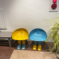 自習室ロッカー前